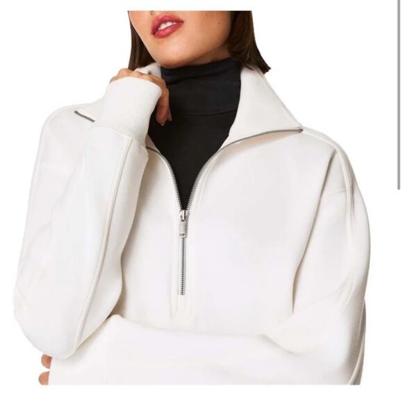 NWT SPANX AirEssentials Luxe Half Zip Tunic - Picture 4 of 8